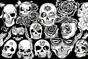 Open coffin tattoo idea