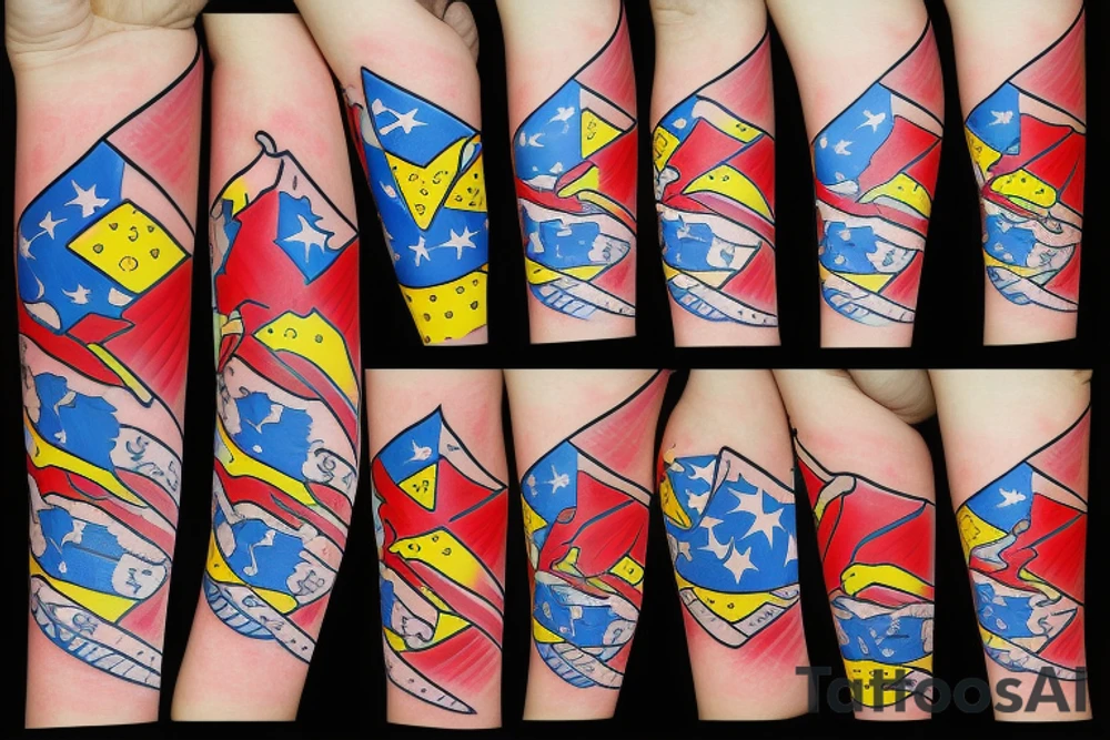 Maryland Flag tattoo idea