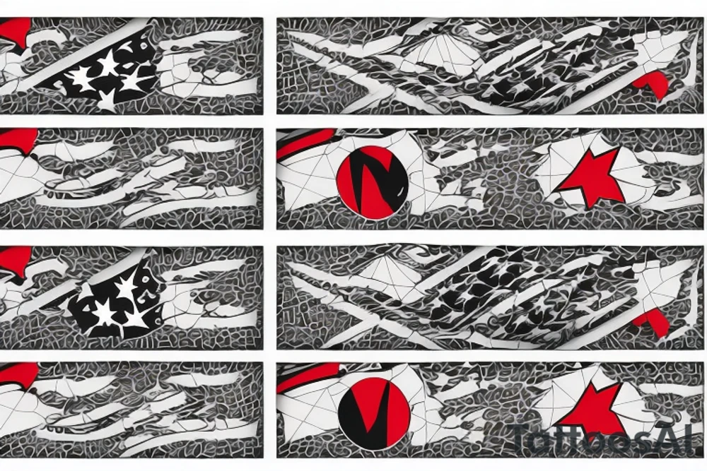Maryland Flag tattoo idea