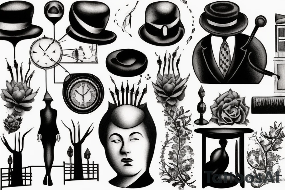 painting tattoo idea