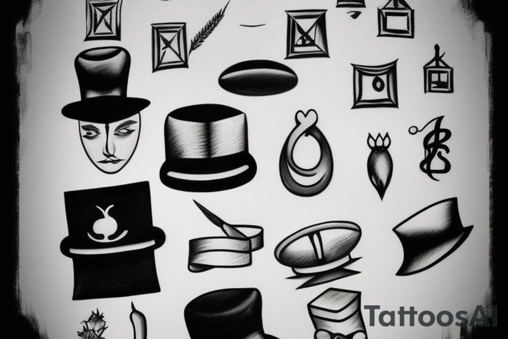 painting tattoo idea