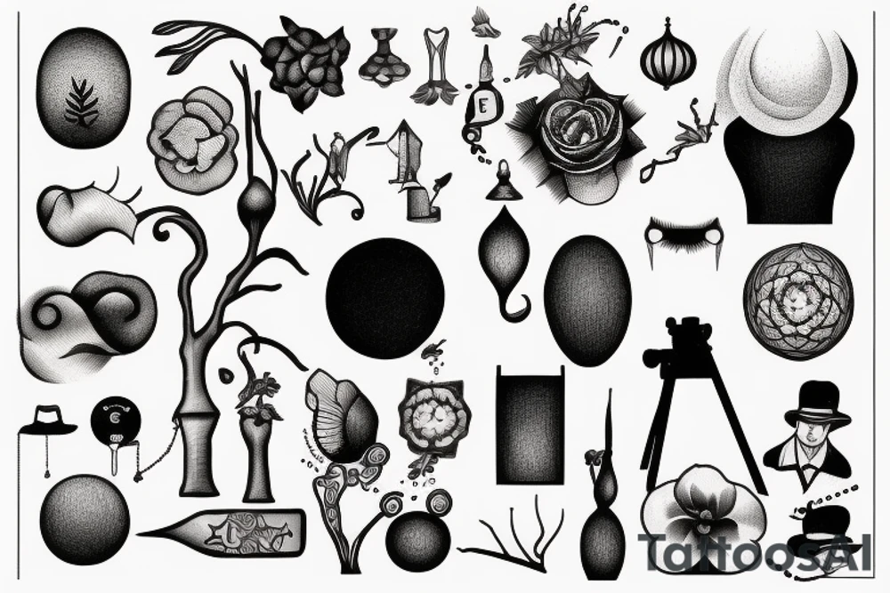 painting tattoo idea