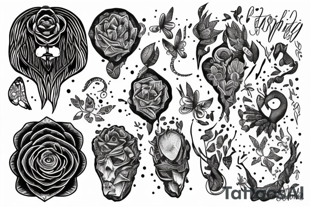 The frustration of feeling lost in the world and moving forward aimlessly tattoo idea