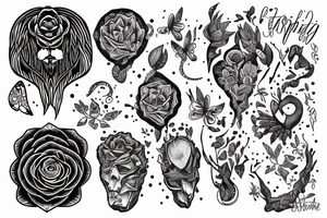 The frustration of feeling lost in the world and moving forward aimlessly tattoo idea