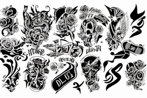 22-04-2005 date tattoo idea