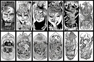 Trapped inside oneself tattoo idea