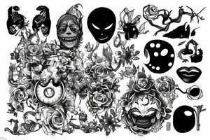 Trapped inside oneself tattoo idea