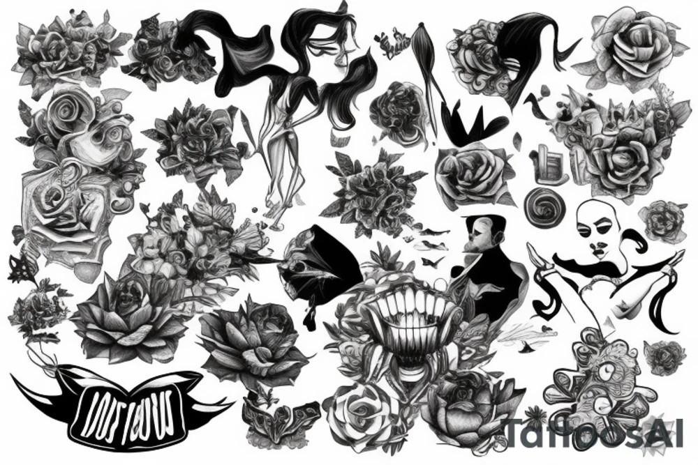 lost in thought tattoo idea