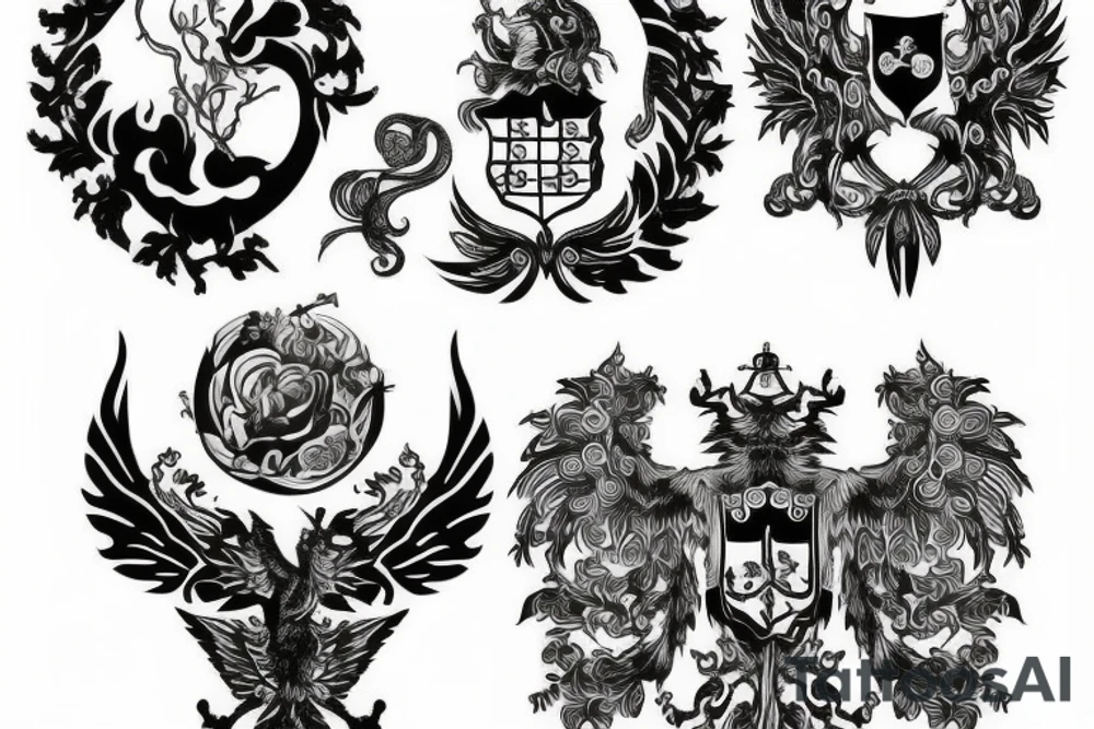 Ukrainian Coat of Arms tattoo idea