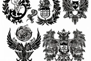 Ukrainian Coat of Arms tattoo idea