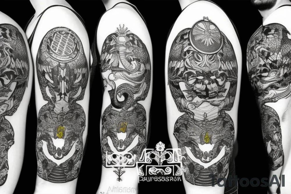 Ukrainian Coat of Arms tattoo idea