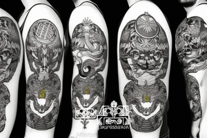 Ukrainian Coat of Arms tattoo idea