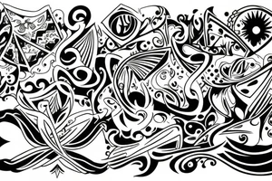 Harmony and family tattoo idea
