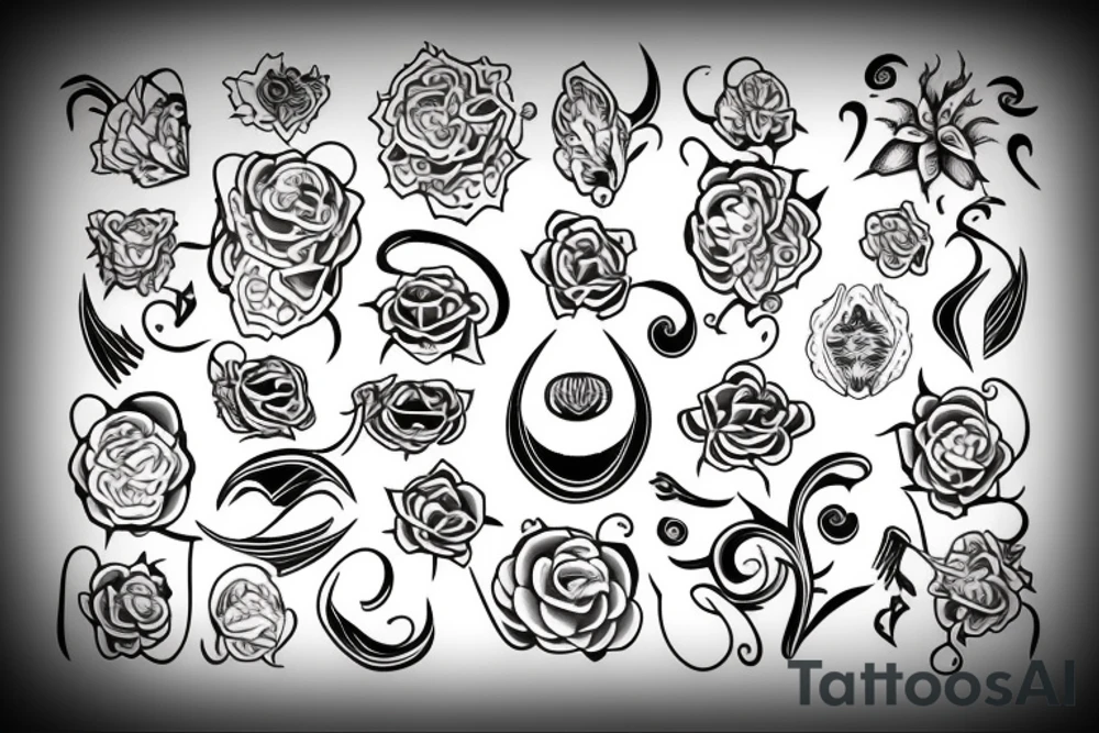 Harmony and family tattoo idea