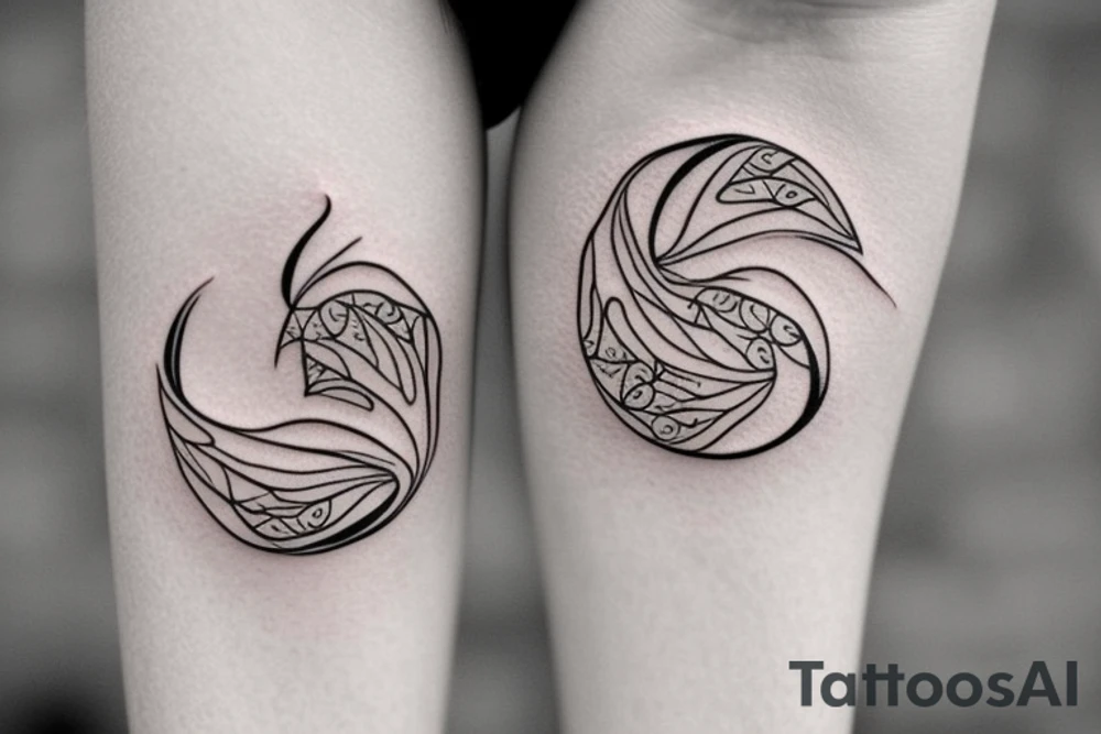 Small tattoo that represents family and nature tattoo idea