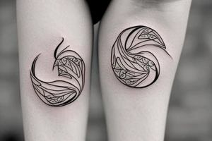 Small tattoo that represents family and nature tattoo idea
