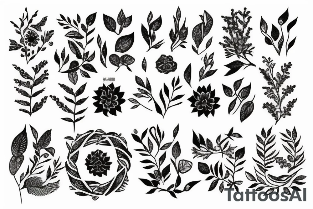 Small tattoo that represents family and nature tattoo idea Small tattoo that represents family and nature tattoo idea