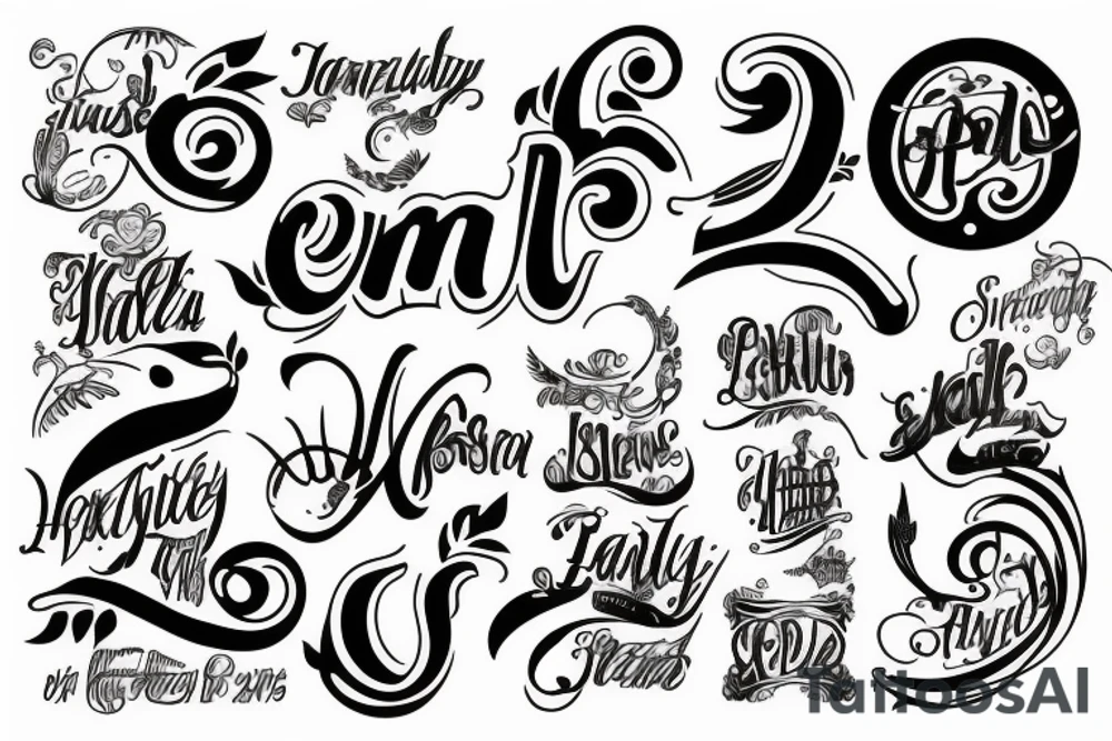 Family tattoo idea